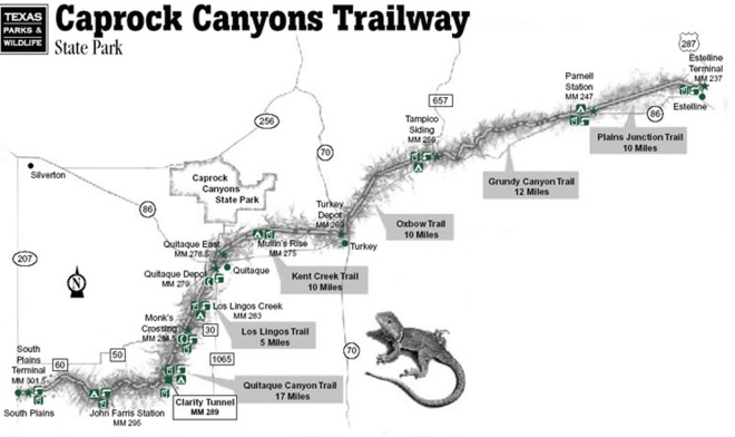 Caprock Canyons Trailway
